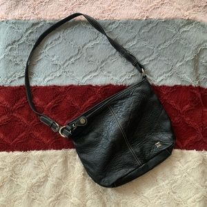 The Sak black soft leather shoulder bag